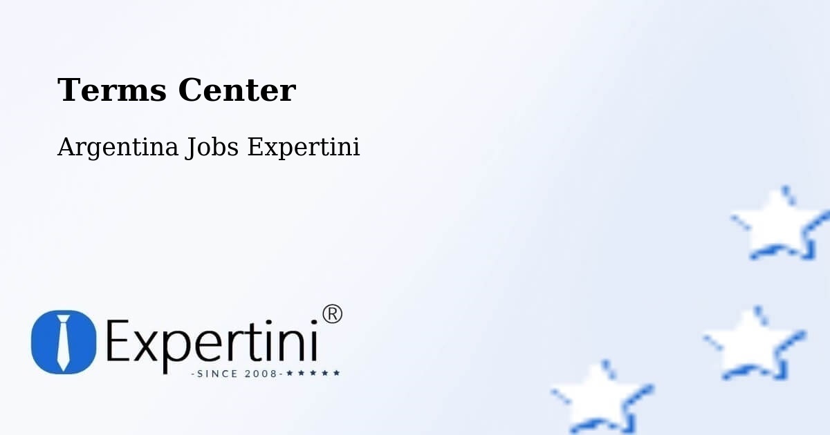 Terms of Service – El Carril - Argentina Jobs Expertini